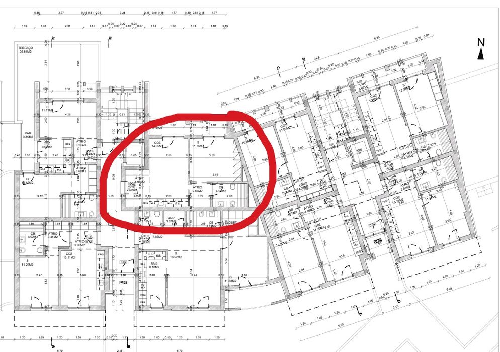 Venda Apartamento T1 Zona Centro