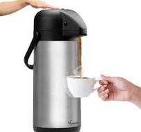 Vondior Airpot dzbanek z pompką, 3 litry,termos do napojów imprezowych