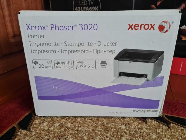 Принтер лазерний XEROX Phaser 3020BI Wi-Fi новий
