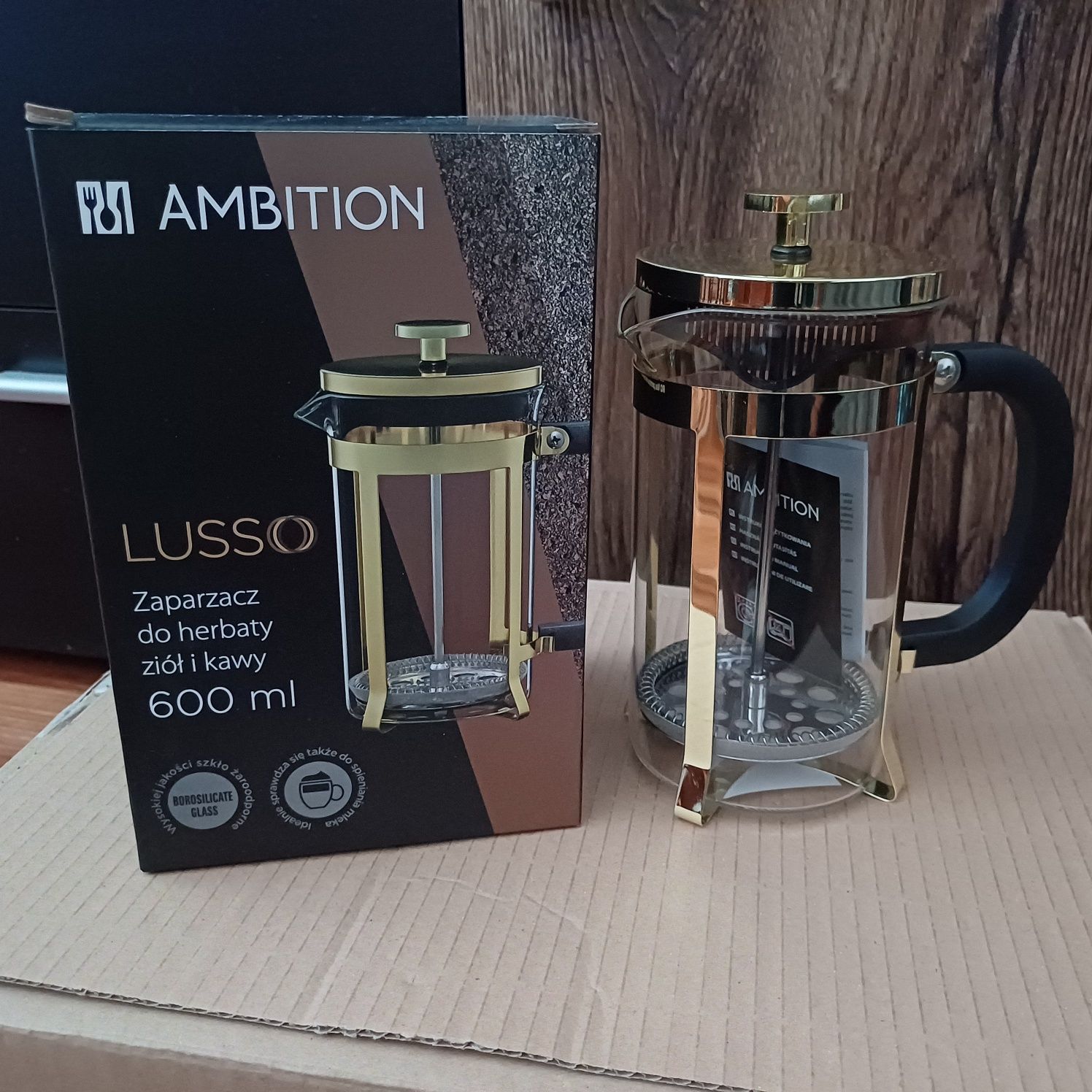 Zaparzacz do kawy i herbaty Ambition Lusso 600 ml