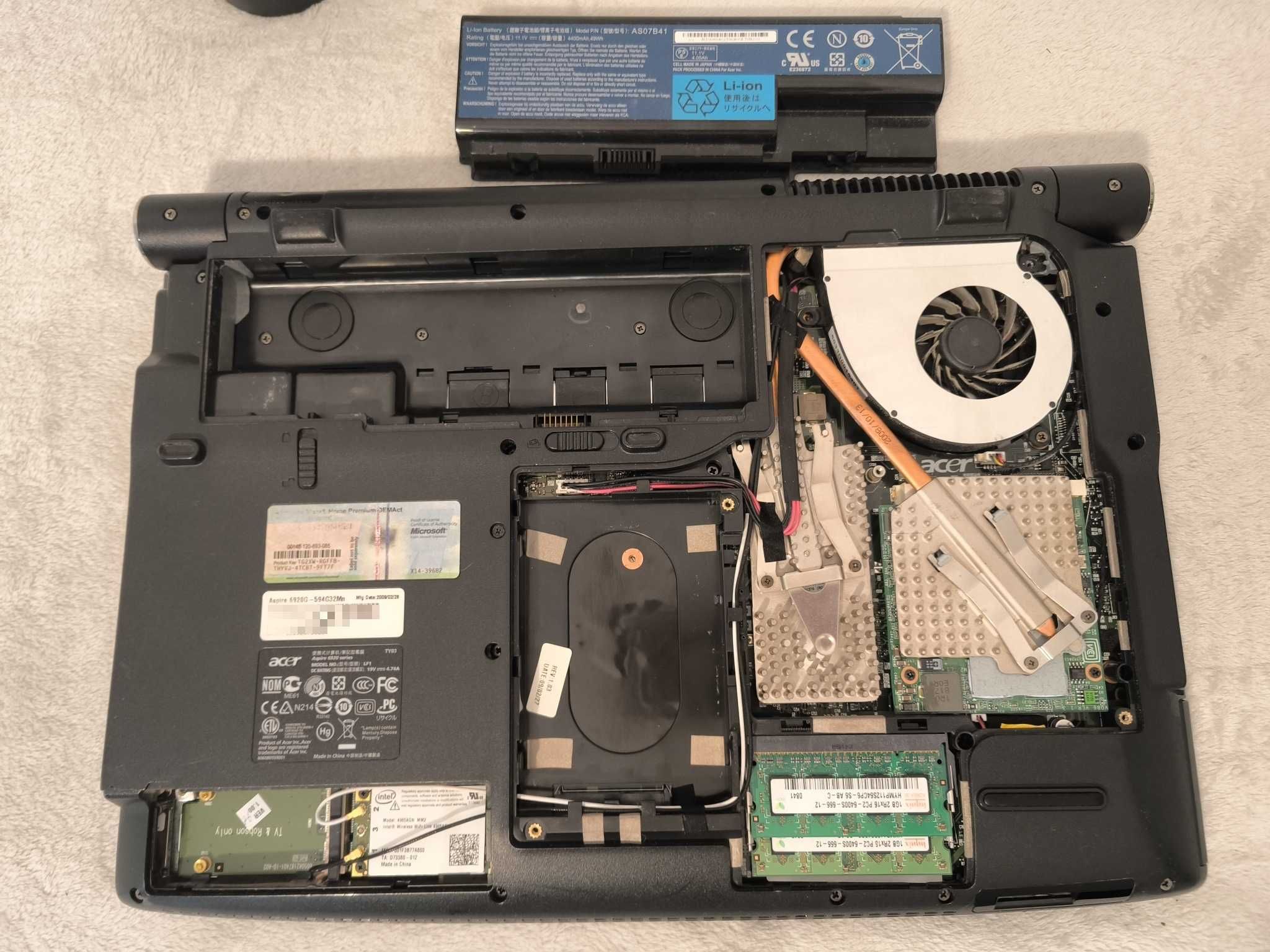 Acer Aspire 6920G, Intel Core 2 Duo, Nvidia GeForce HDMI WiFi