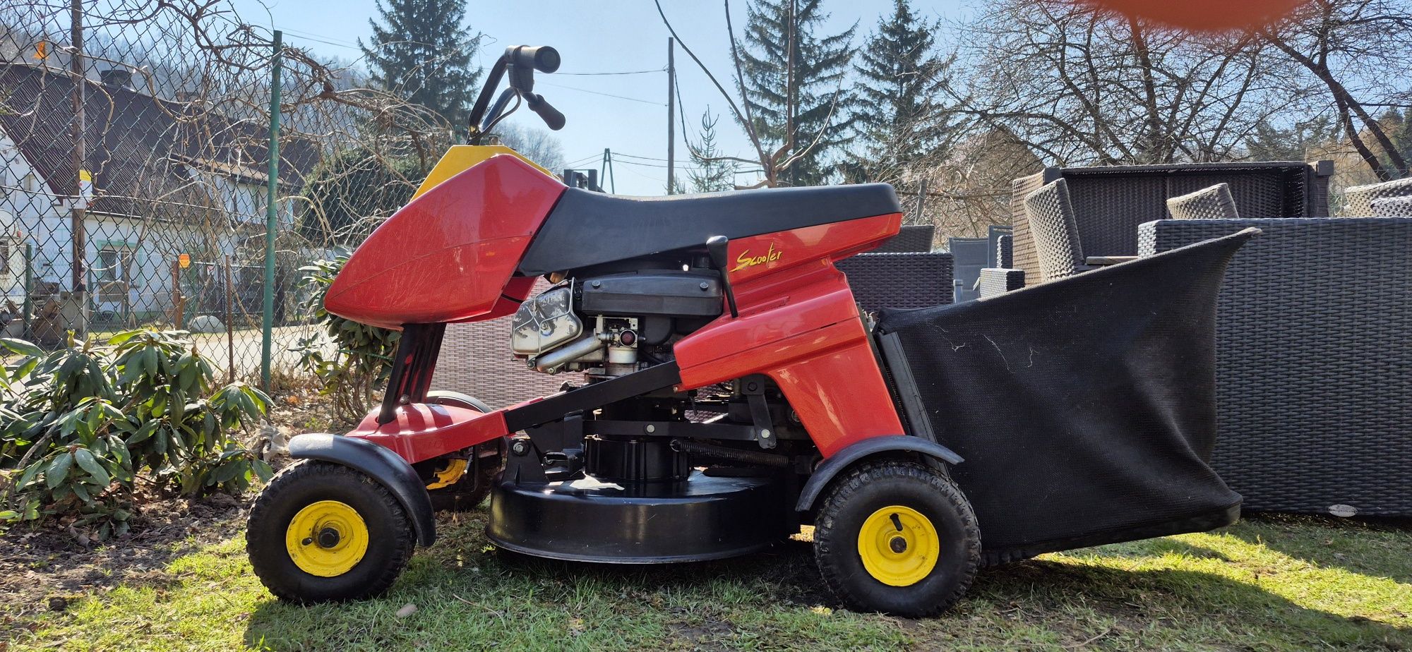 Traktorek kosiarka Wolf scooter