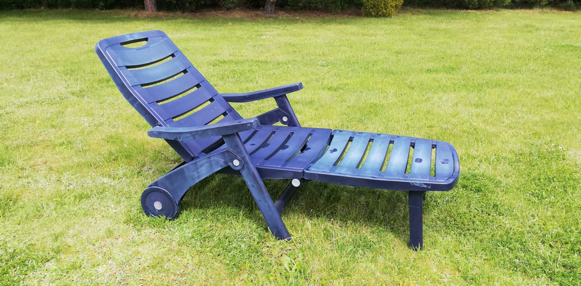 leżak ogrodowe łózko basen rozkładan solidne krzesło fotel meble ogród