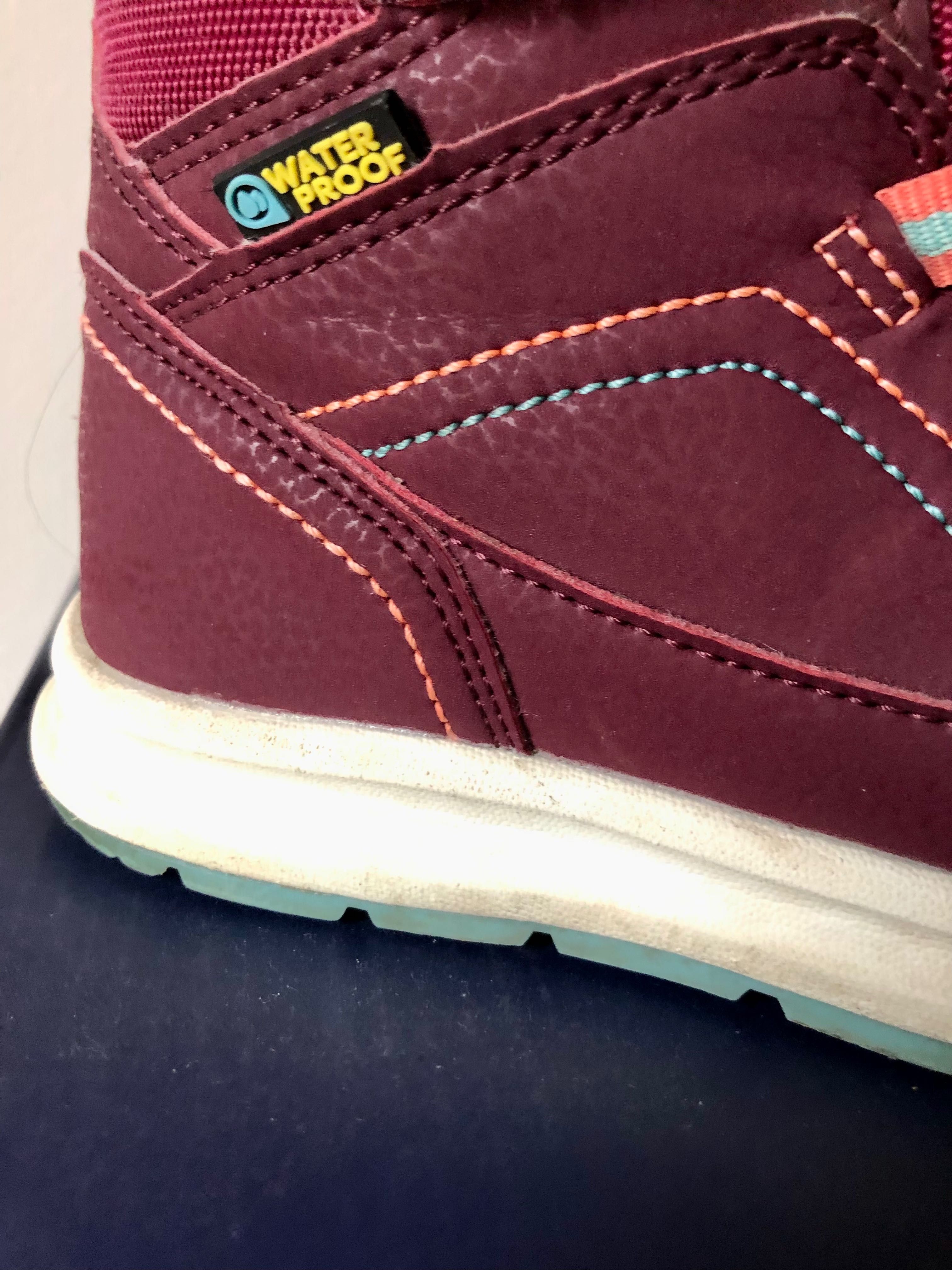Dziecięce buty zimowe kozaki ocieplane z membraną Water Proof BEJO r29