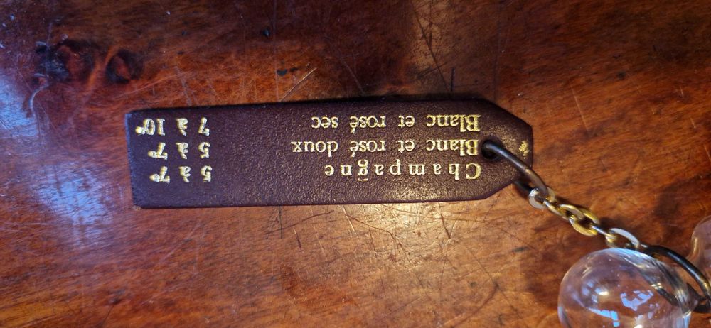 Kolekcjonerski termometr do wina prezent wino degustacja Francja