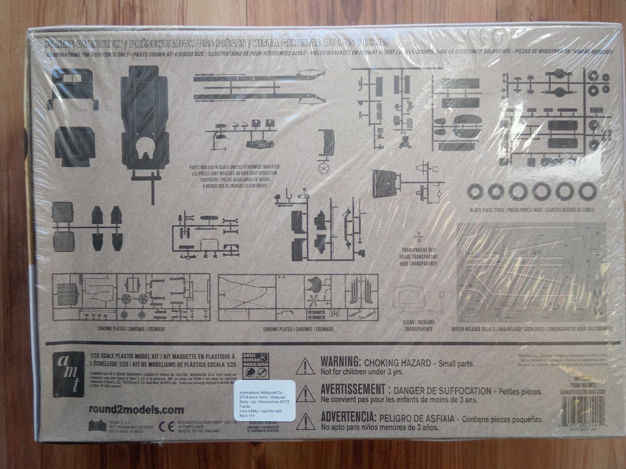 AMT 1157 - Tyrone Malone's Kenworth - 1/25 - Model do sklejania