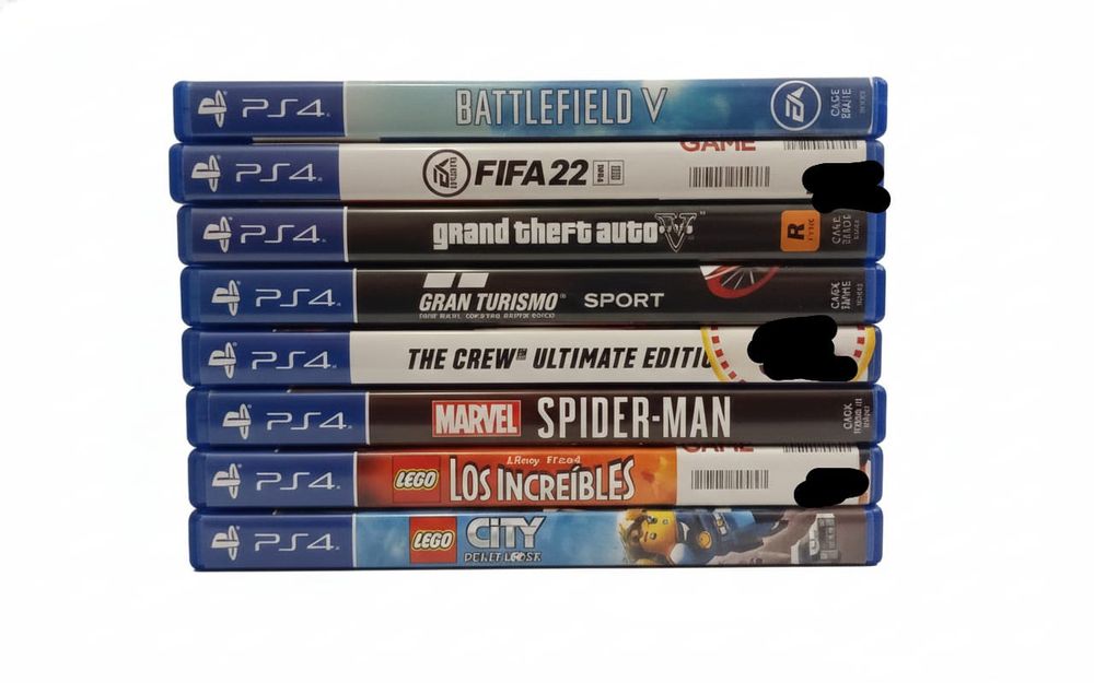 PS4 Como nova com 1 comando DualShock Azul, e 8 jogos