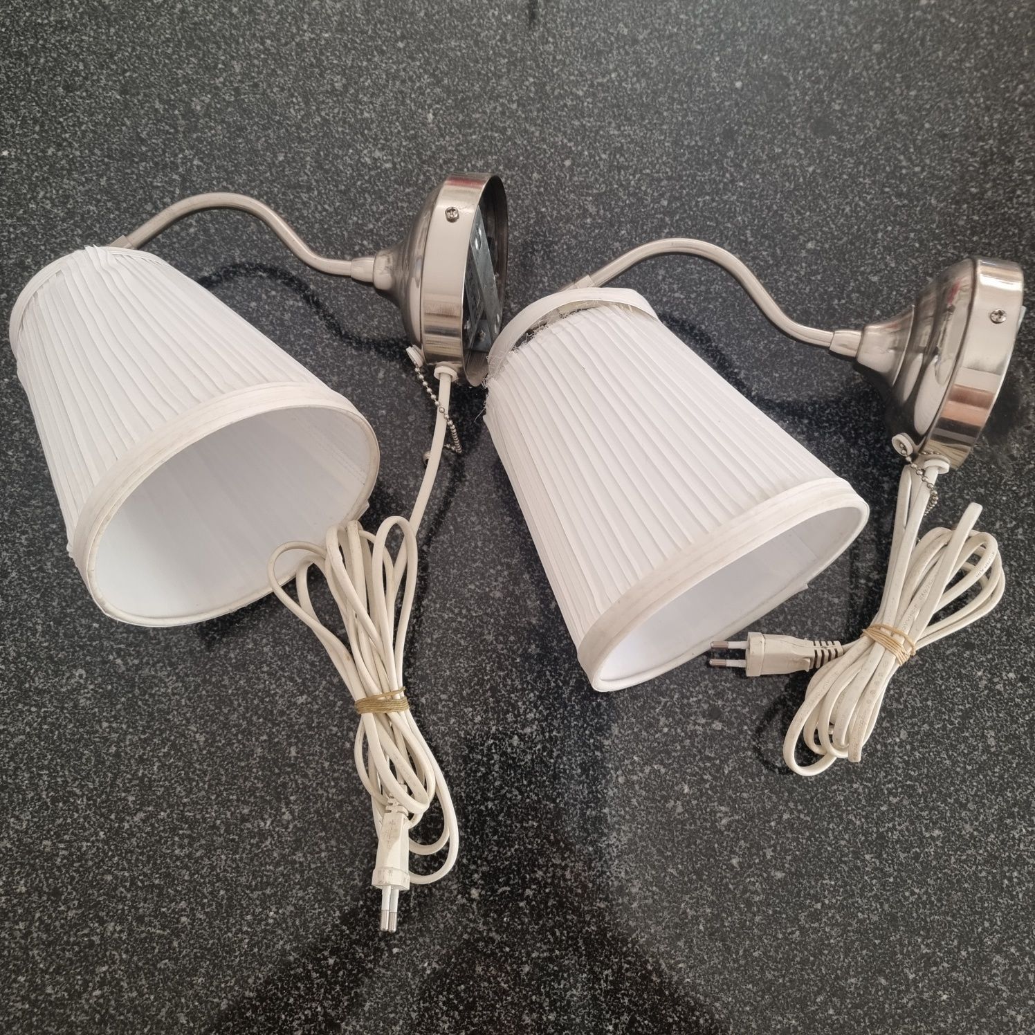 Conjunto de 2 candeeiros de parede