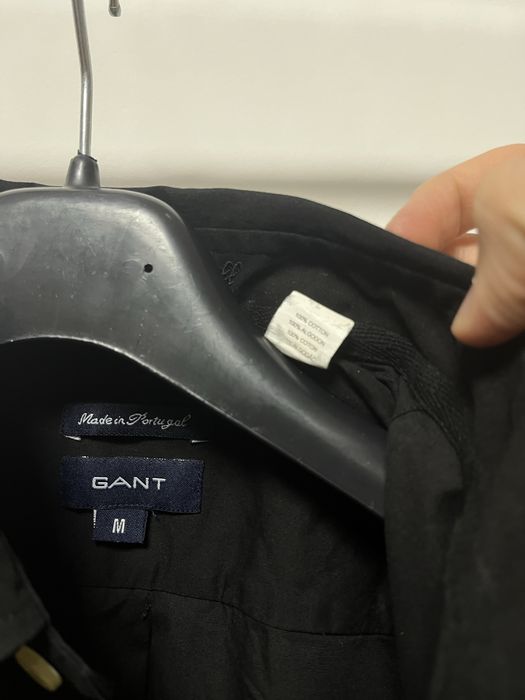 Gant рубашка черная мужская / Размер М