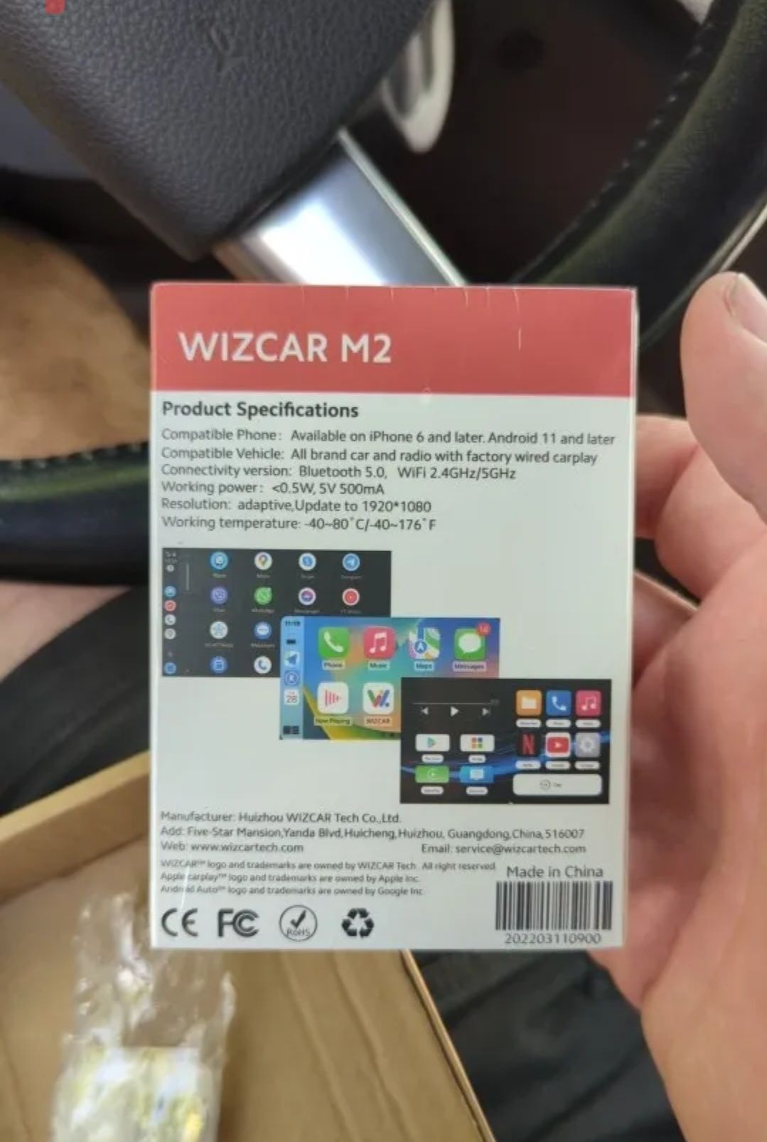 Wizcar M2 Android Auto для VW iD.3 iD.4 iD.6 E-Bora E-Lavida