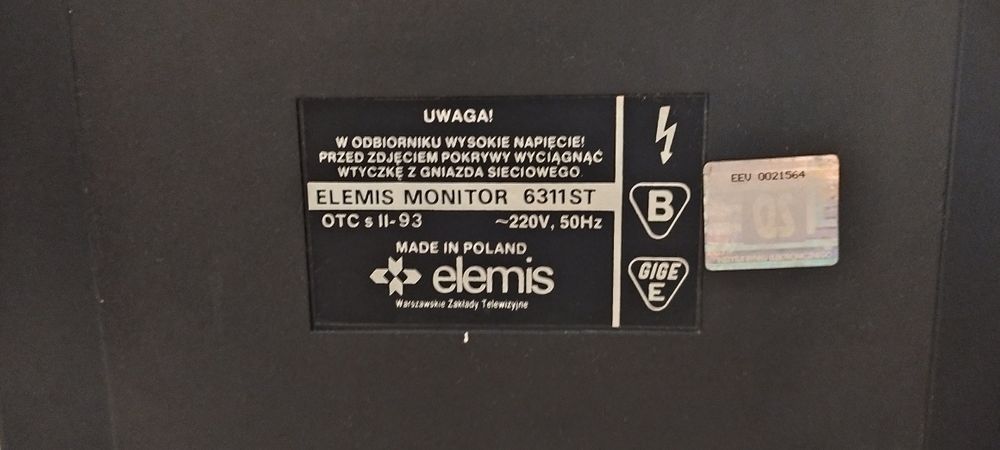 Elemis telewizor kineskopowy CRT