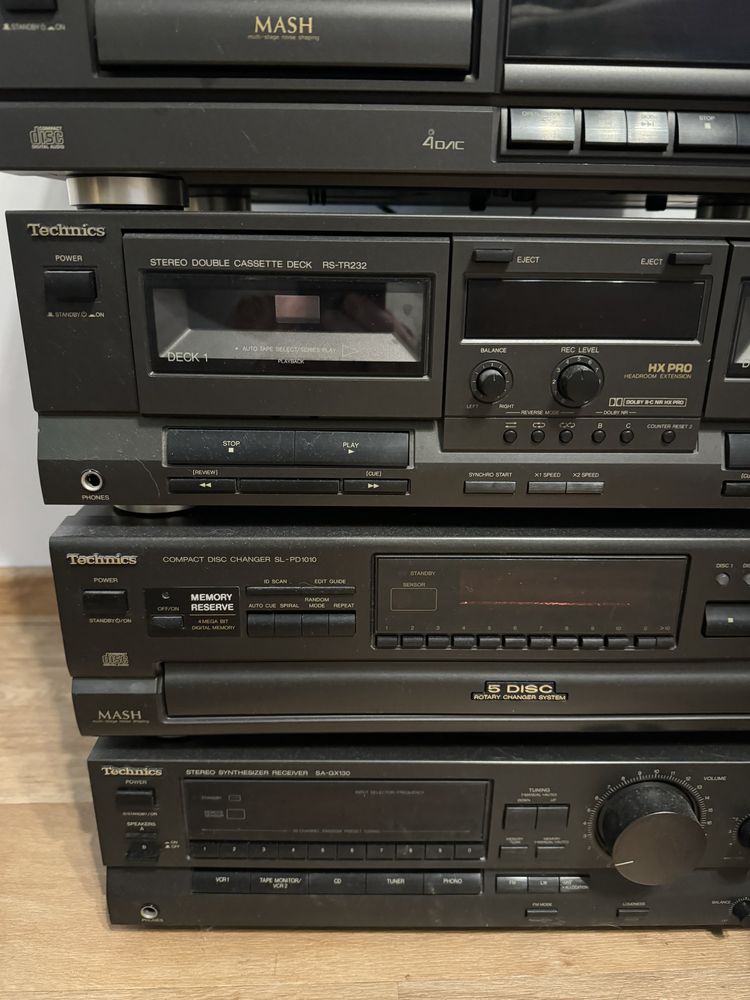 Technics wieża komplet stan bdb