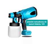 Pistolet do baterii Makita 18V natryskowy 800ml