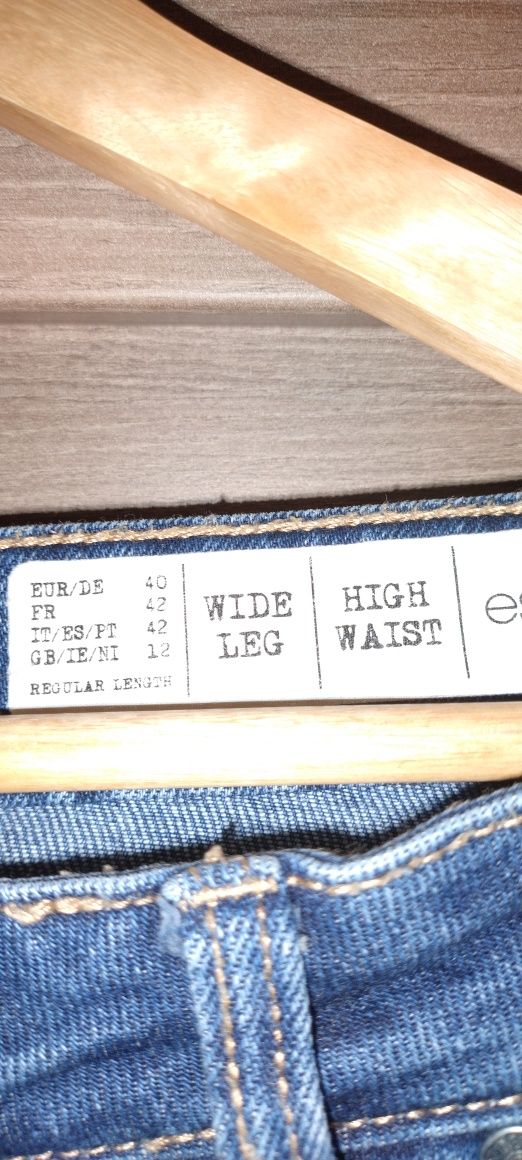 Jeansy wide leg esmara
