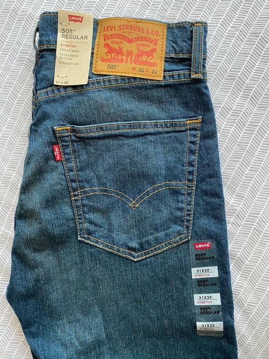 Оригінальні чоловічі джинси Levi’s 505 модель