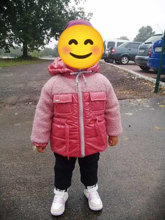 Курточка рожева для дівчинки 3 років