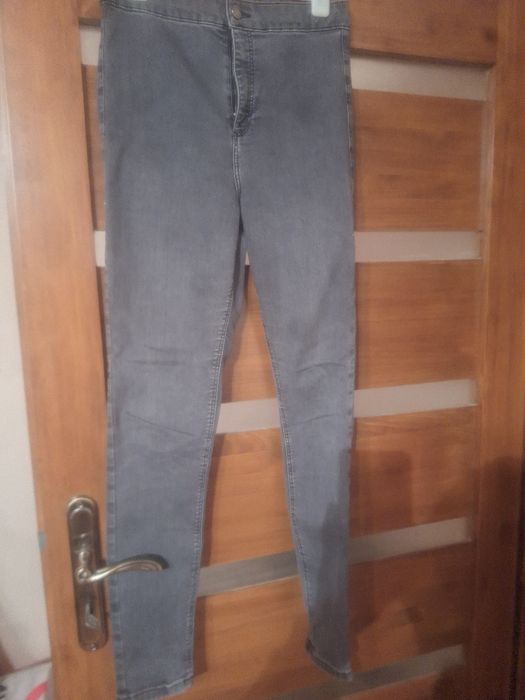 Spodnie damskie TopShop,bawełna,W30,L32 stan bardzo dobry.