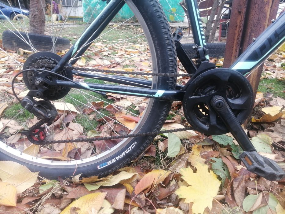 Велосипед на 26 колесах.  На скоростях.