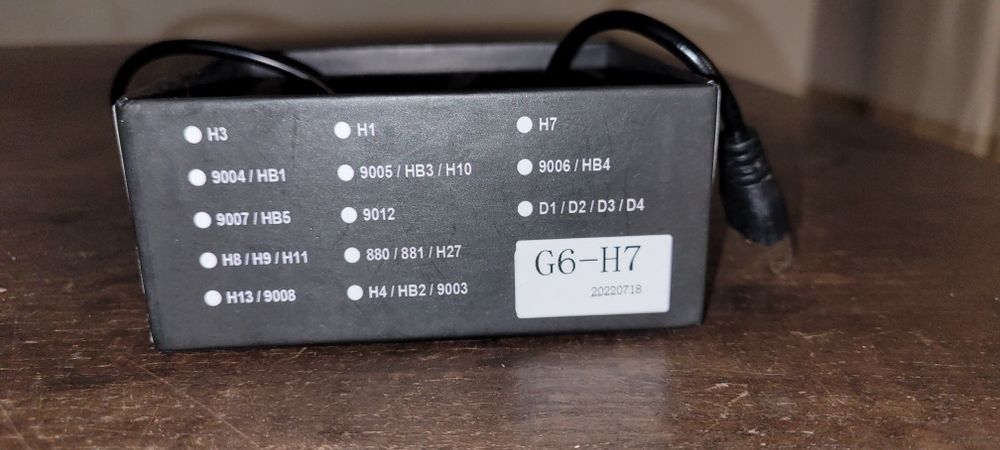 Kit h7 led 360° 55w