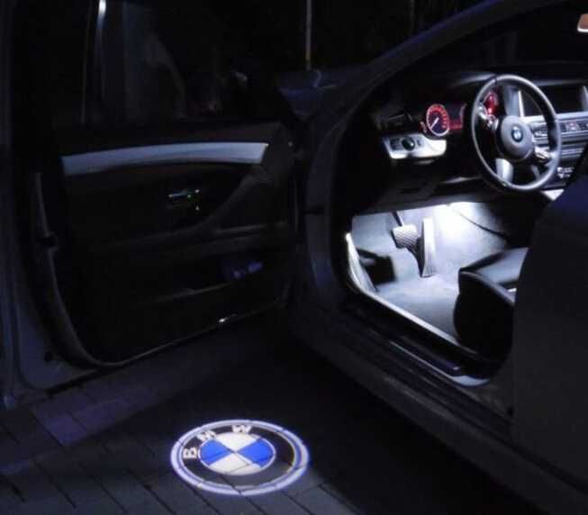 Luz cortesia portas com logo BMW