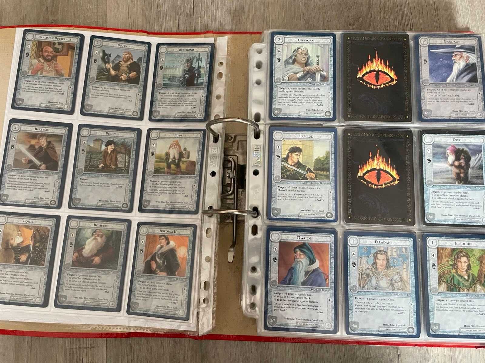 Middle-earth CCG kolekcja blisko 600 kart ze świata Tolkiena