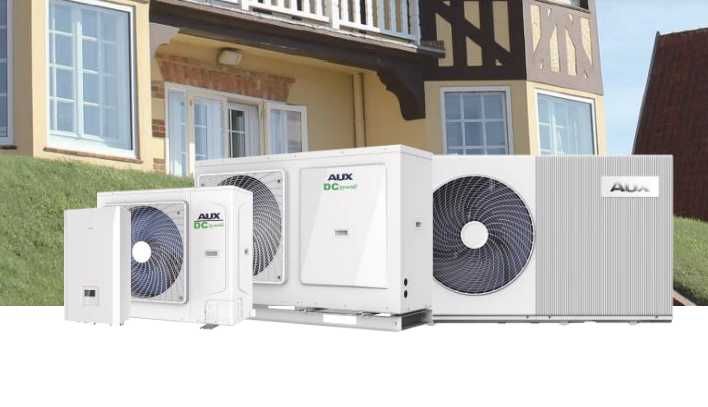 Тепловий насос AUX ACHP-H16/5R3HA на 16 кВт с WI FI інвертор. Акція
