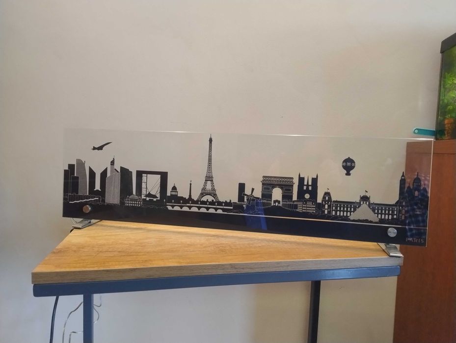 Lampka panorama PARIS RGB