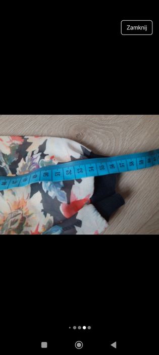 Pull&bear bluzka damska 36 S na zamek w kwiaty mgiełka koszula damska