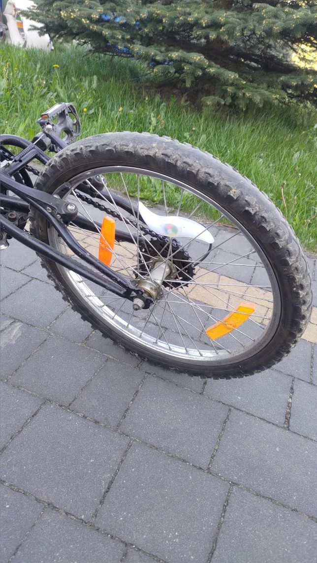 rower 20” z amortyzatorami i przerzutkami