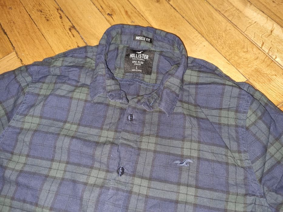 Koszula w kratę Hollister by Abercrombie