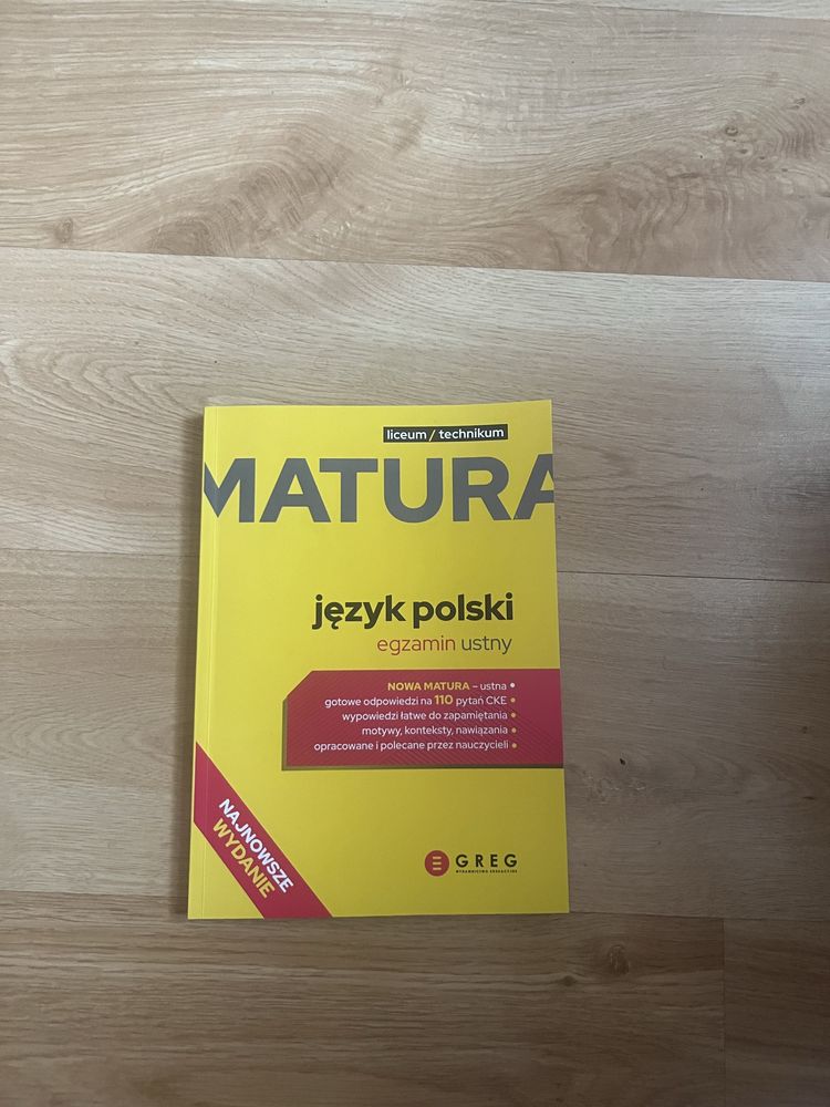 Matura jezyk polski ustny greg