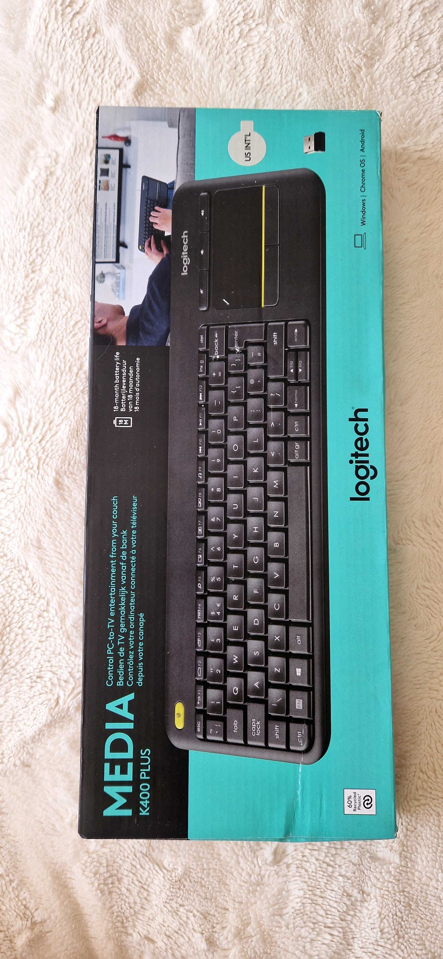 Klawiatura LOGITECH K400 Plus Czarny