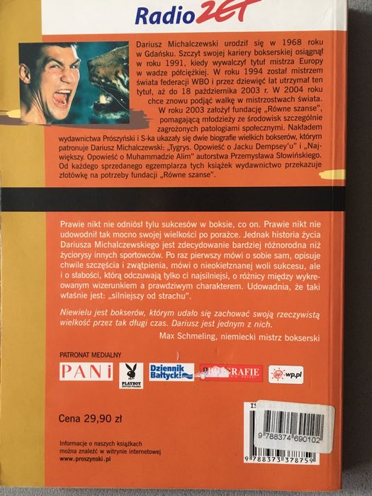 Dariusz Michalczewski Silniejszy niż strach -Moje życie