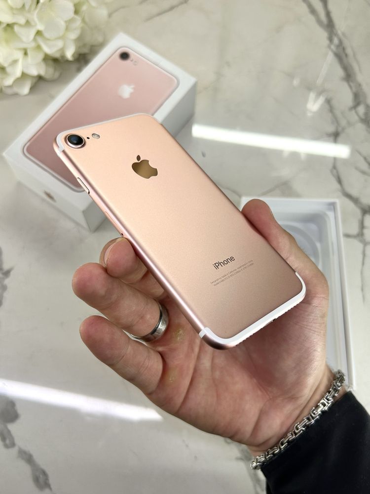 Стан Нового! iPhone 7 Rose Gold (Магазин Гарантія) Neverlock 86%АКБ