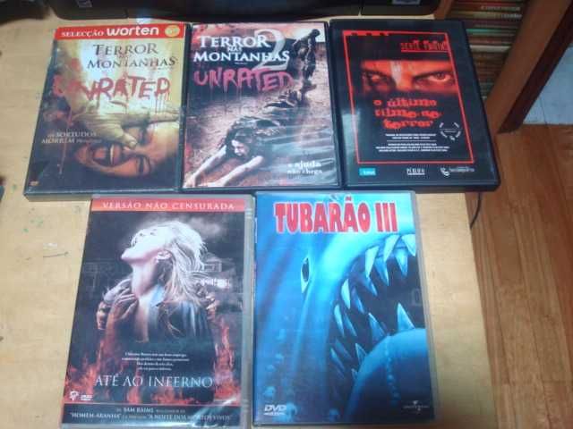 13 dvds originais terror,Screamers 2 a caçada,carrie