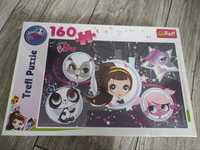 Puzzle trefl 160 elementów Littlest pet shop nowe