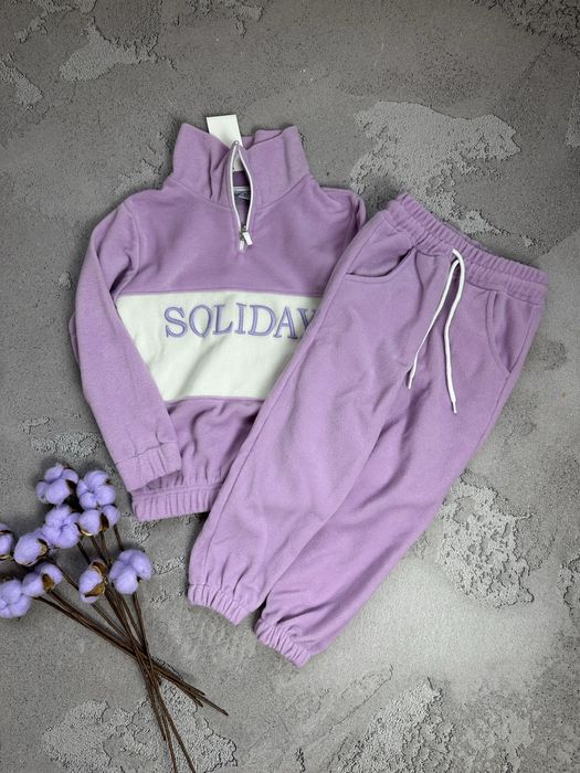 Теплий флісовий костюм