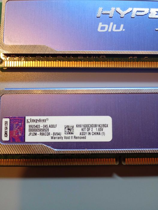 Pamięć RAM DDR3 hyper x blue  16GB