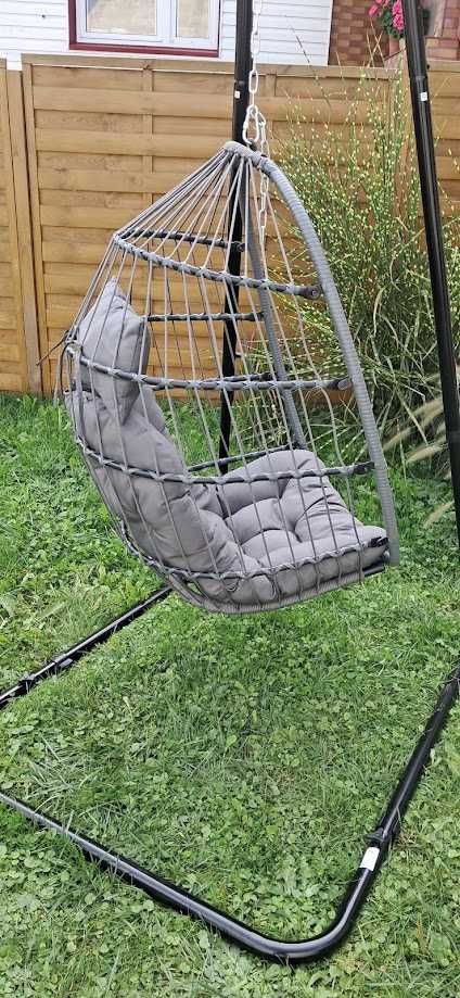 komplet hamak wiszacy + stojak costway super solidny