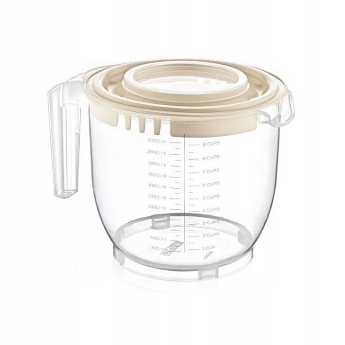 miska do miksowania z miarką+pokrywa bpa free 2,2l