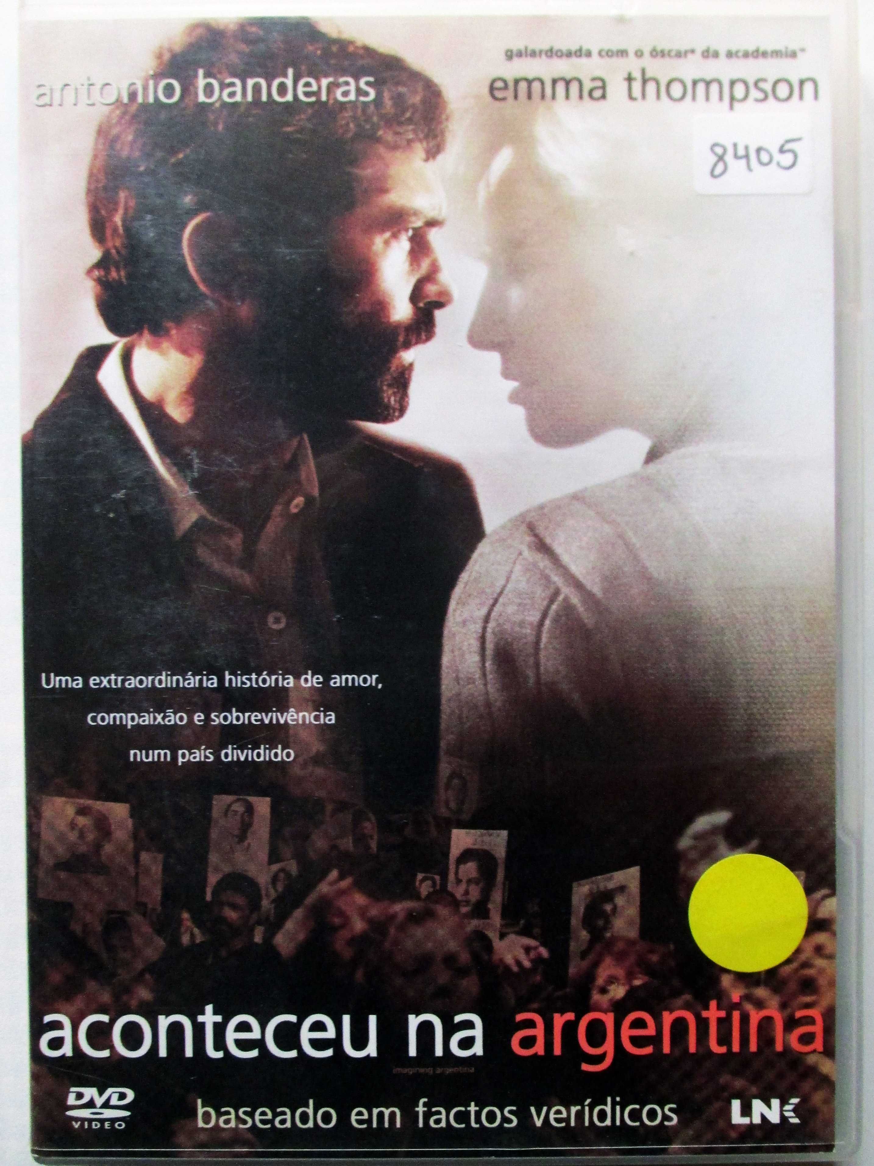 DVD Aconteceu na Argentina, com Antonio Banderas, Emma Thompson