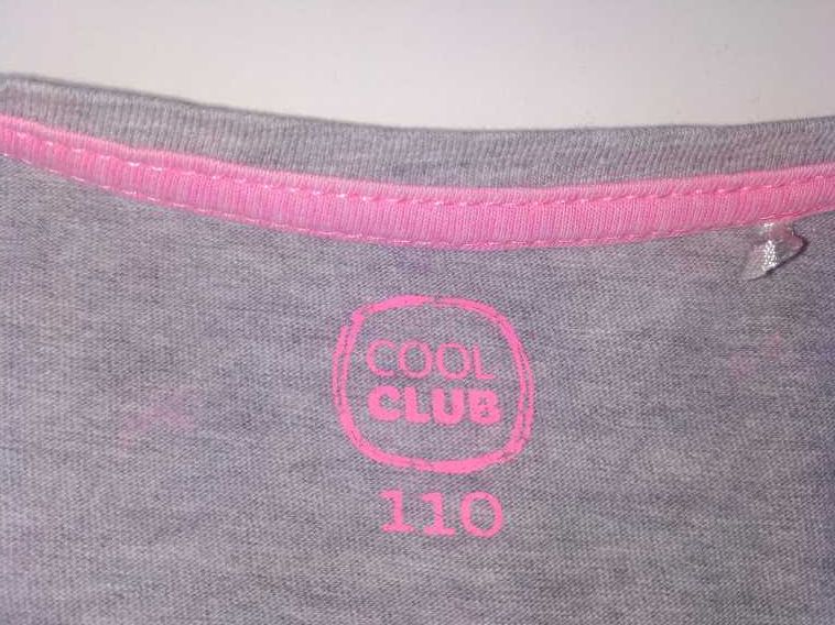 Szara sukienka dla dziewczynki rozmiar 110 Cool Club Smyk