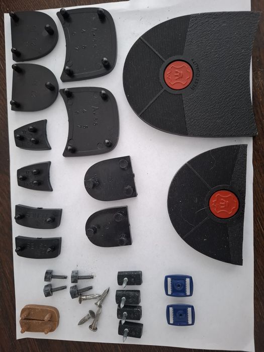 Fleki  obcasy rożne rodzaje