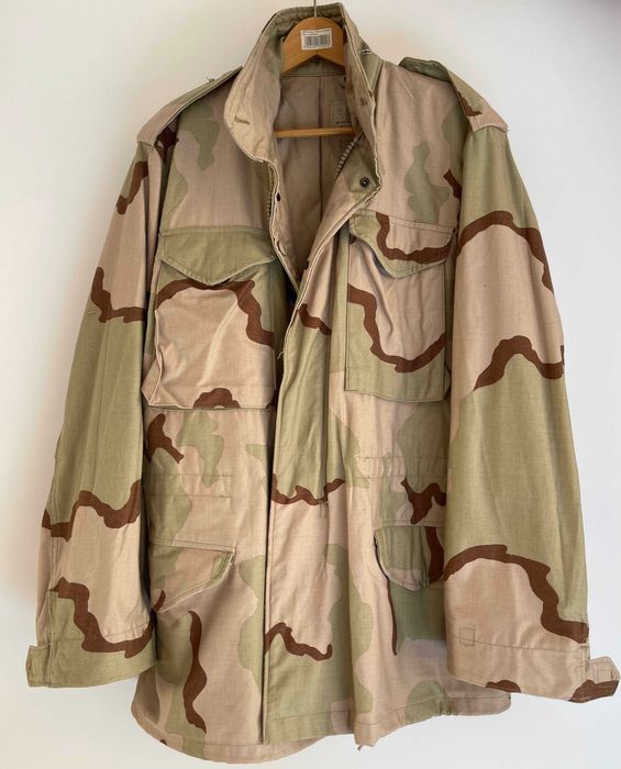 Kurtka M65, 3 Color Desert, S-L small-long, kontrakt, używana