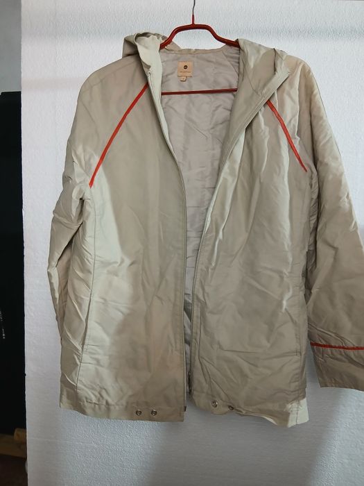 Casaco com capuz unisexo cinza S