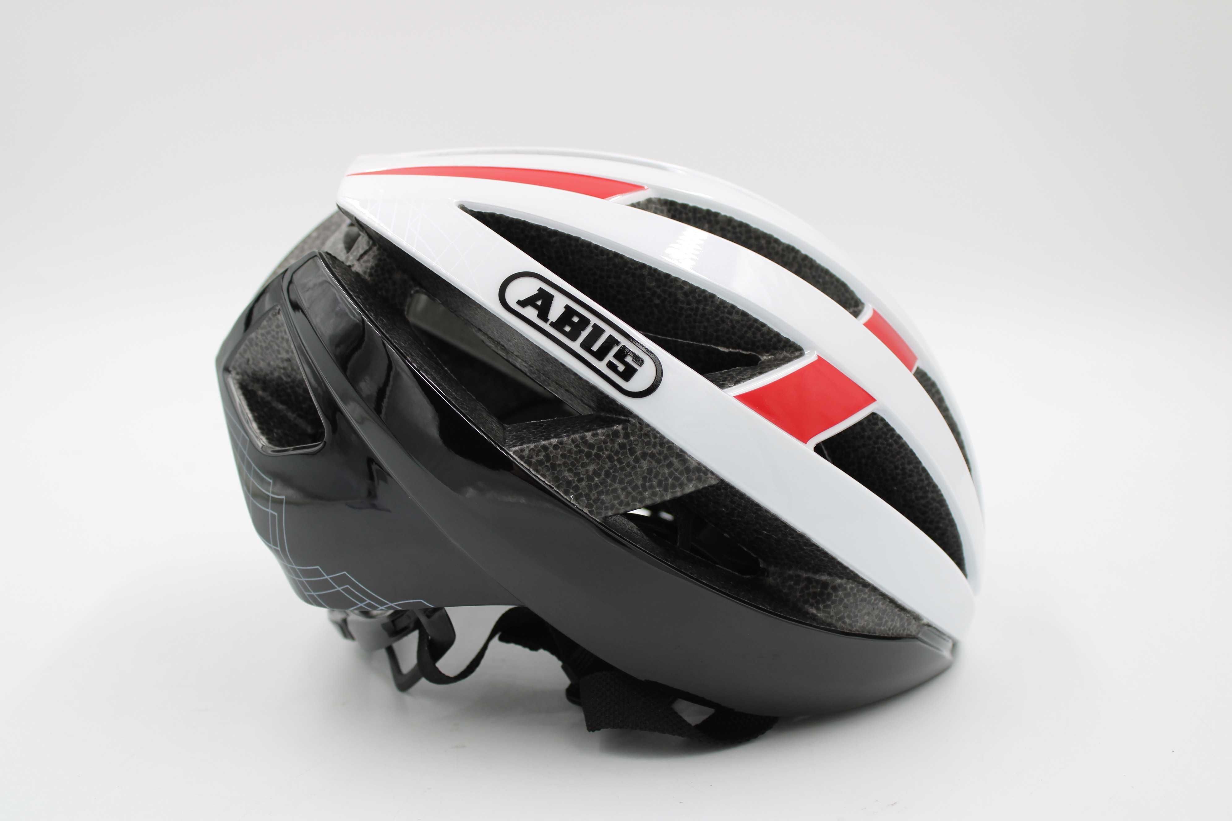 Kask rowerowy szosowy Abus Viantor r.S 51-55cm 250g blaze red