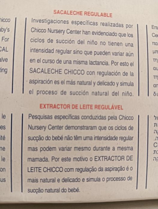 Extrator de leite Chicco