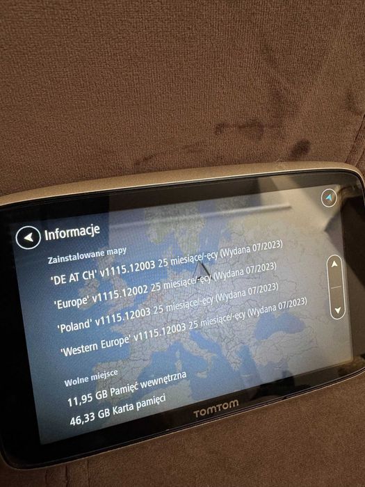 Nawigacja GPS TomTom Premium Go X komplet Europa Fotoradar