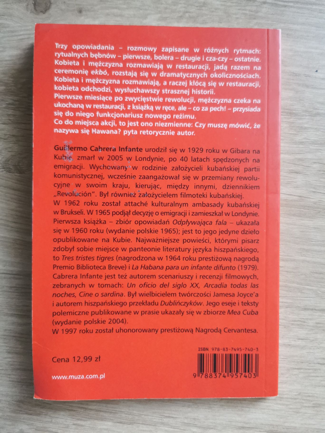 Guillermo Cabrera Infante - Moja wina, bo tańczyłem cza-czę