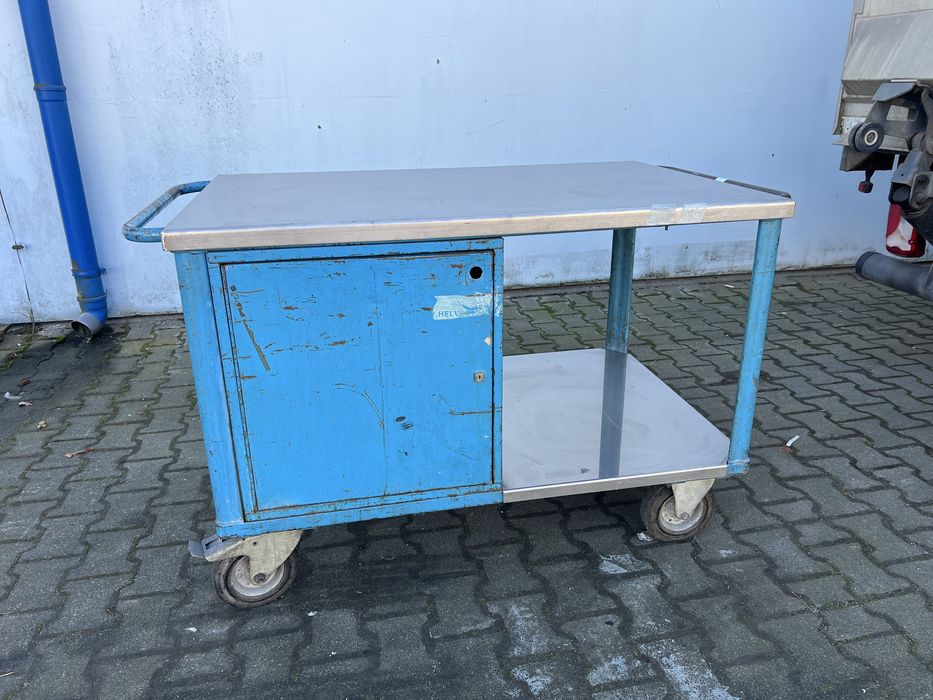 Wózek warsztatowy transportowy z szafką 125x80x90 HOLENDERSKI